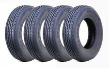 4 ROCKMAN Trailer Tires ST205/75R15 8-Ply Load Range D 107M Steel Belted Radial