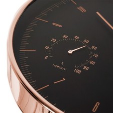 Orologio Da Esterno Rolempon 30 Cm - Impermeabile, Con Termometro E Igrometro, Per Interni/Esterni - Foto 1