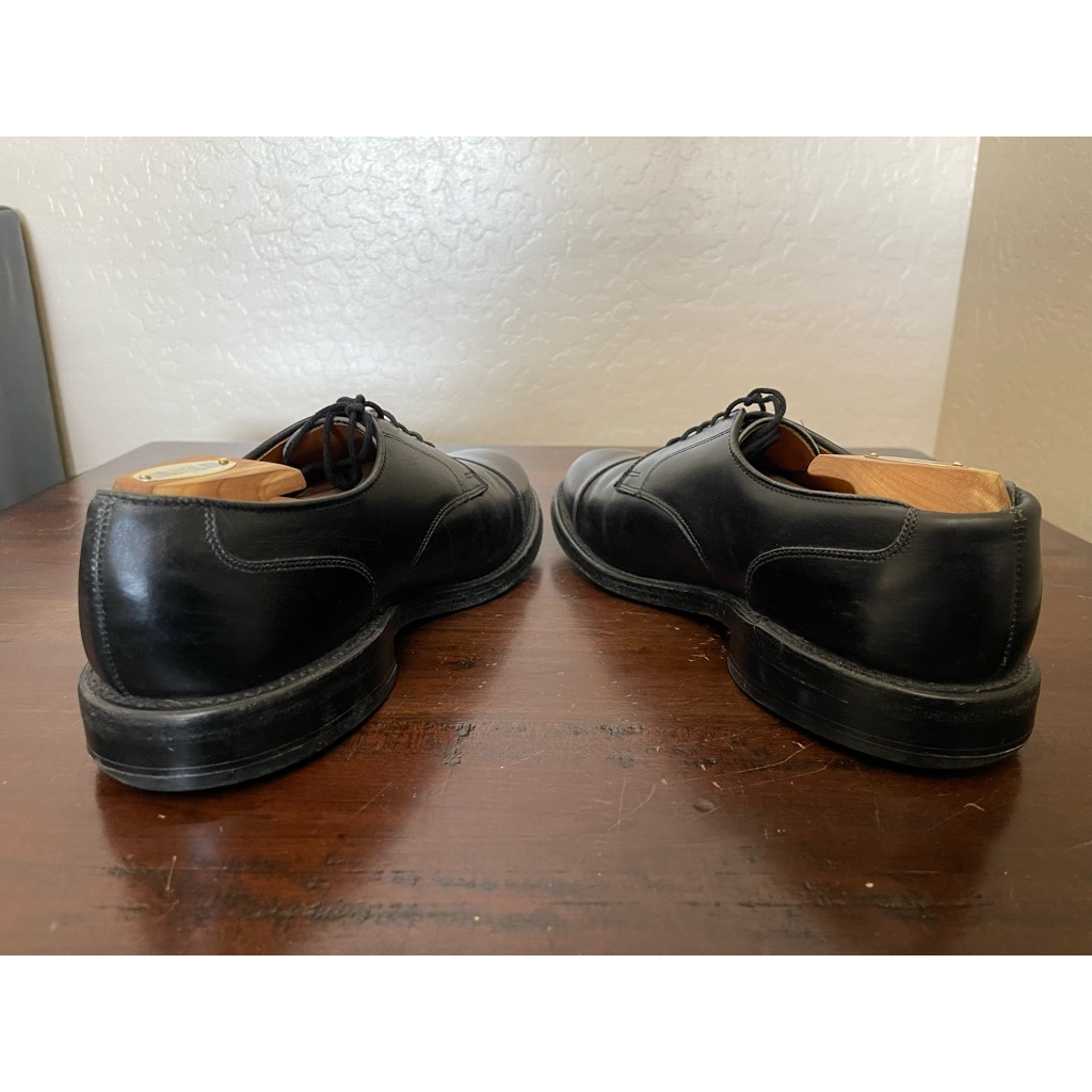 Allen Edmonds Mens Fairgate Oxford Dress Shoes Black Cap Toe  display picture 1
