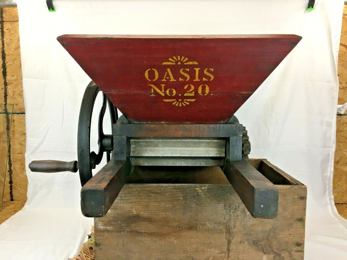 ヴィンテージ　デスク　grape bunch antique primitive grape crusher | eBay