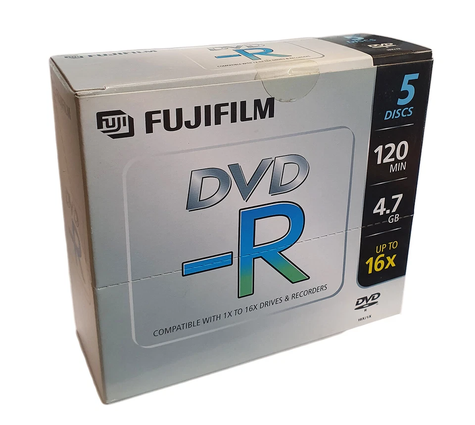 25 DVDs in Jewel Cases - Fujifilm DVD-R Blank DVDs - 4.7GB - Upto 16x Speed - - Image 2 of 2