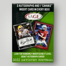 2022 Sage ARTISTRY football Blaster Box