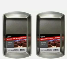 Lot 6 Cooking Concept Brownie Biscuit Cake Baking Pan 11x7 Durable Tin Ovenware