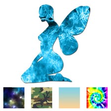 Fairy Pixie Princess - Vinyl Decal Sticker - Multiple Patterns  Sizes - ebn281