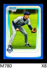 1-2011 BOWMAN CHROME DRAFT BLUE REFRACTOR TYLER GOEDDEL DODGERS /199 QTY