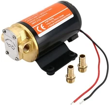 Amarine Made 12v Oil Extractor Pump Oil Scavenge Impellor Gear Pump-Self Priming