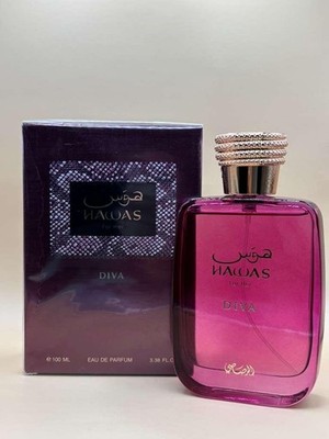Rasasi Hawas Diva For Her EDP 100ml 3.38oz Eau de Parfum New Sealed
