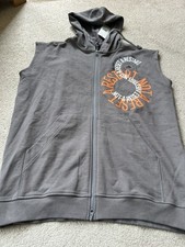 Felpa oversize con cappuccio smanicata Stella McCartney Adidas, taglia s nuova con etichette 