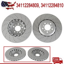 New Brake Disc Rotors Pair Set of 2 Front 380mm For BMW M4 M3 M2 34112284809