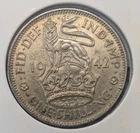 Photo of a 1942 George VI Shilling from an eBay listing that sold on Jun 20, 2026