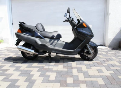 Edelstahl Turbo Kit G Max Sport Auspuff Yamaha Majesty 250 YP Auspuffanlage 4T - Bild 1 von 4