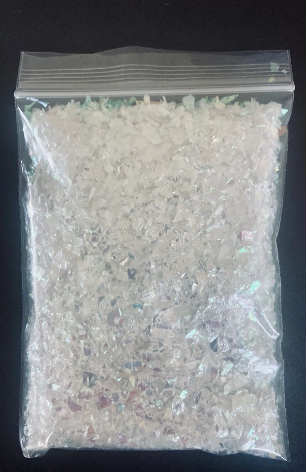 Brite Star Snow Fluff + Glitter Flakes 15 Inx10 Ft White Poly fill Snow Blanket - Image 2 of 4