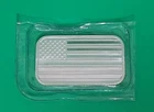 1 oz Silver Art Bar American Flag Sealed