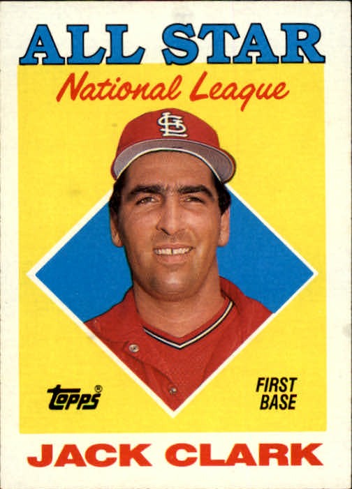 1988 Topps #397 Jack Clark AS - BB