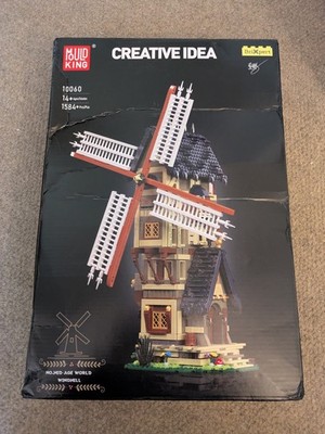 Mould King 10060 Windmill Bricks 1584 Pieces with Box