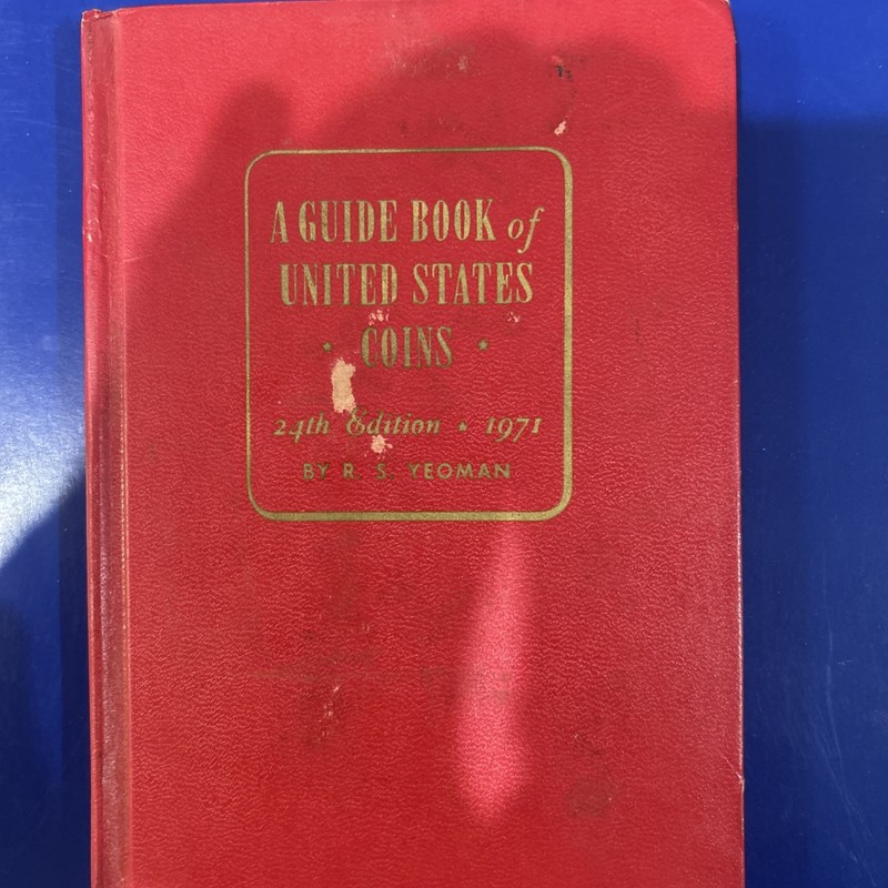1971 GUIDE BOOK OF UNITED STATES COINS 24th EDITION "REDBOOK" BY R. S. YEOMAN