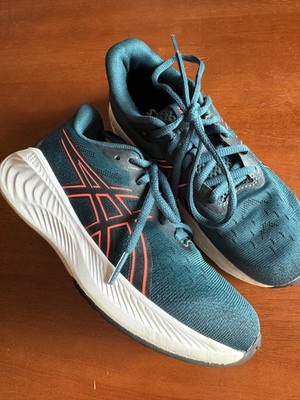ASICS Kid's Gel-Cumulus 26 Grade School Sneakers Shoes 2 Saxon Green/Coral Reef