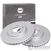 2X A.B.S. Bremsscheiben 300Mm Vorne Passend FüR Chevrolet Cruze Orlando Volt