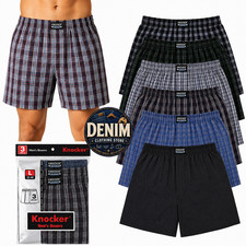 3, 6 Pack Men s Boxer Trunks Plaid Shorts Und...