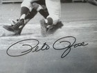 PETE ROSE CINCINNATI REDS SIGNED AUTO HOME PLATE 16X20 PHOTO BGS AUTOGRAPHED D — photo 2
