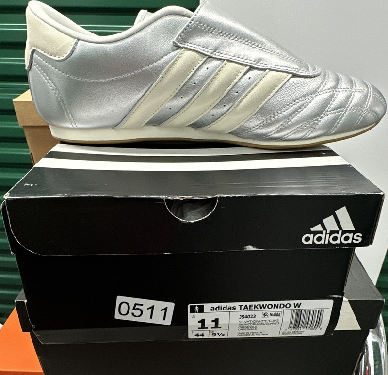 adidas Taekwondo W Women’s Tae Kwon Do Shoes Silver/White US 11