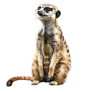 Meerkat Self Adhesive Vinyl Sticker