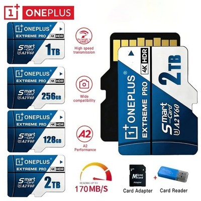 High Speed Micro SD Card 128GB-2TB U3 V30 A2 for Phone PC Tablet Use