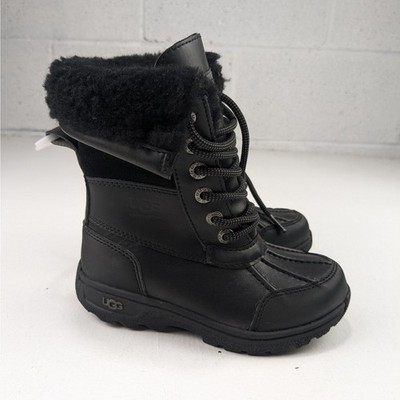 UGG Butte II CWR Winter Boots - Black - Youth 10