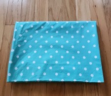Pottery Barn Teen Dotty Polka Dot Aqua Pool twin Flat Sheet