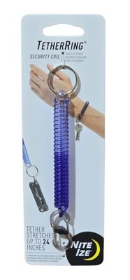  2 Pack- Nite Ize TetherRing Security Coil Key Accessory (Unisex-Adult)