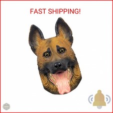 MOLEZU Dog Head Mask for Adult, Animal Costume Mask Halloween Latex Mask, Novelt