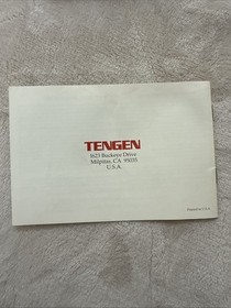 Original Nintendo NES Super SPRINT Tengen Game Instruction Manual Booklet *ONLY*