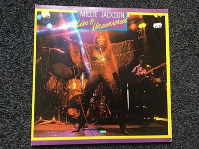 MILLIE JACKSON - LIVE AND UNCENSORED 1979 UK 2LP SPRING RECORDS 2683 073 EX !