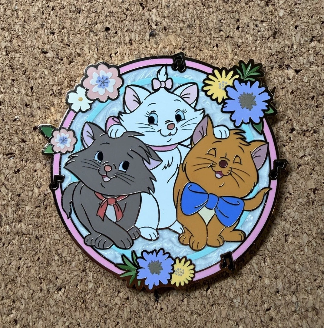 THE ARISTOCATS Disney Pink a la Mode Such a Classic Mystery Jumbo Pin PALM