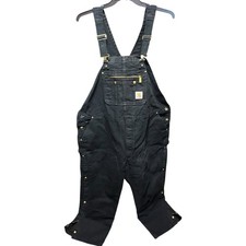 Carhartt Quilt Lined Double Knee Overalls 50X28