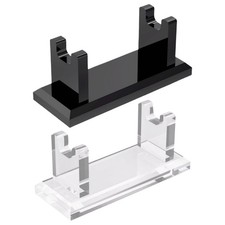 Razor Stand Horizontal Bathroom Razor Holder Acrylic Non-Slip Base Rack