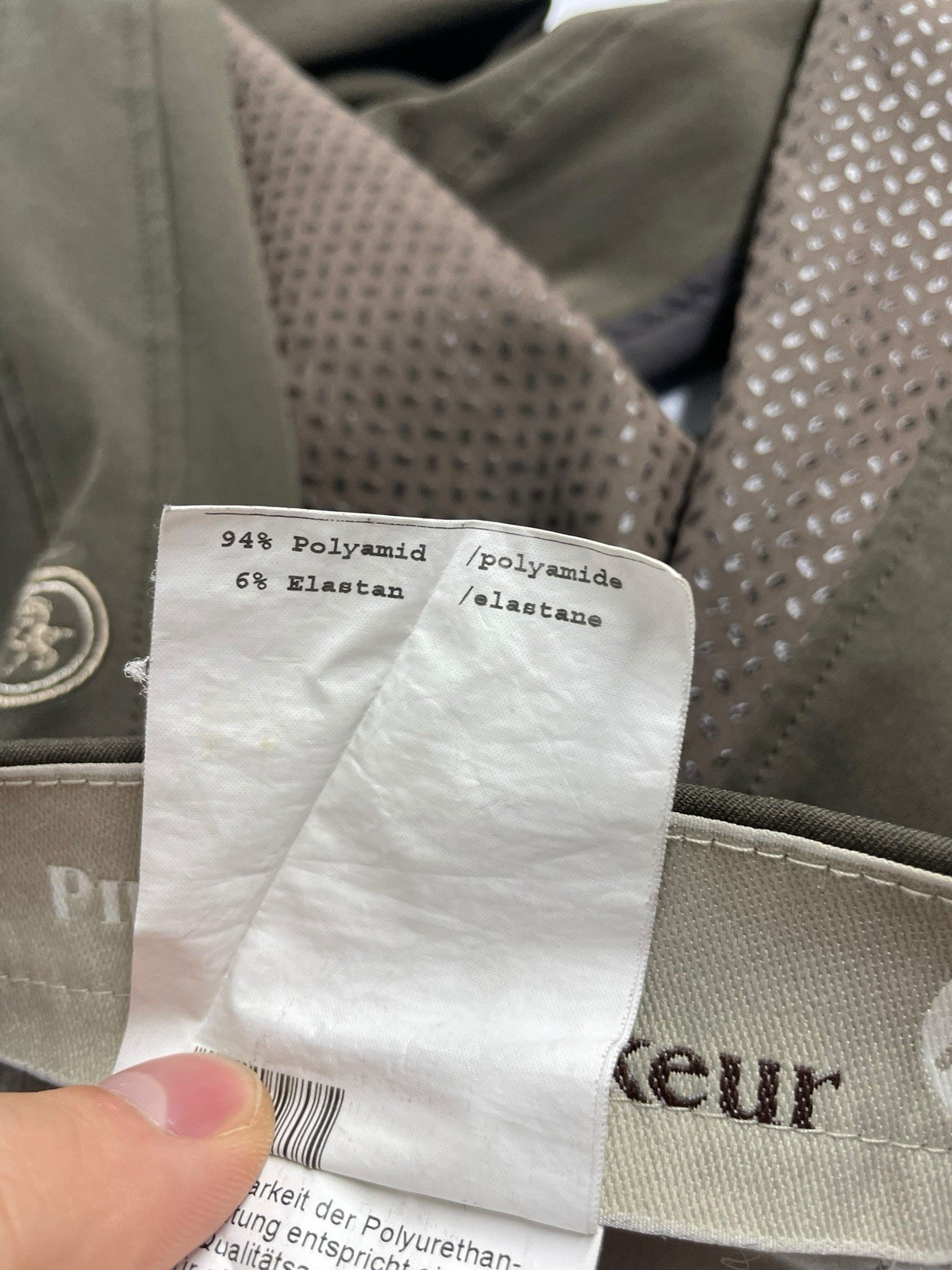 Pikeur Women’s Riding Breeches – Full Grip Seat Equestrian Pants, Olive Green