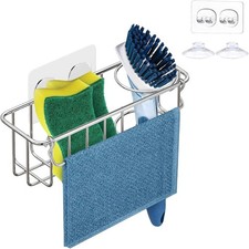 Suction Cups  Adhesive, Rustproof Sponge Holder for Kitchen Sink