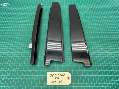 07-13 MERCEDES-BENZ W221 S550 RIGHT SIDE PILLAR TRIM MODLING SET OF 3 ITEM OEM