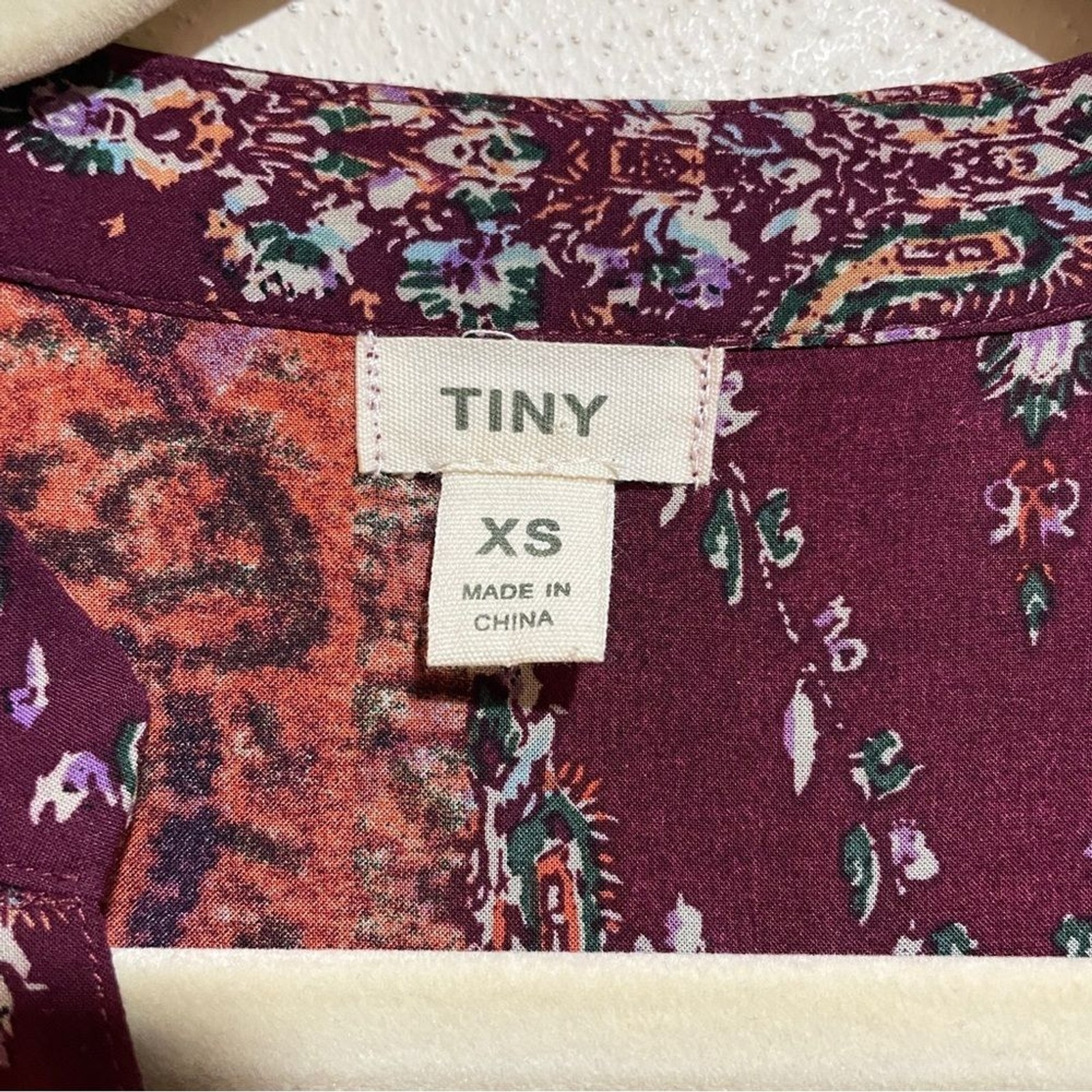 Anthropologie Tiny Patchwork Print Shirtdress Shi… - image 6