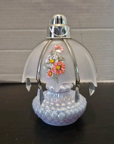 Vintage 1960-70’s Pink Opaline Milk Glass Aroma Lamp