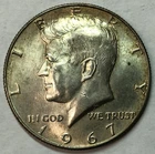 1967 Kennedy Half Dollar