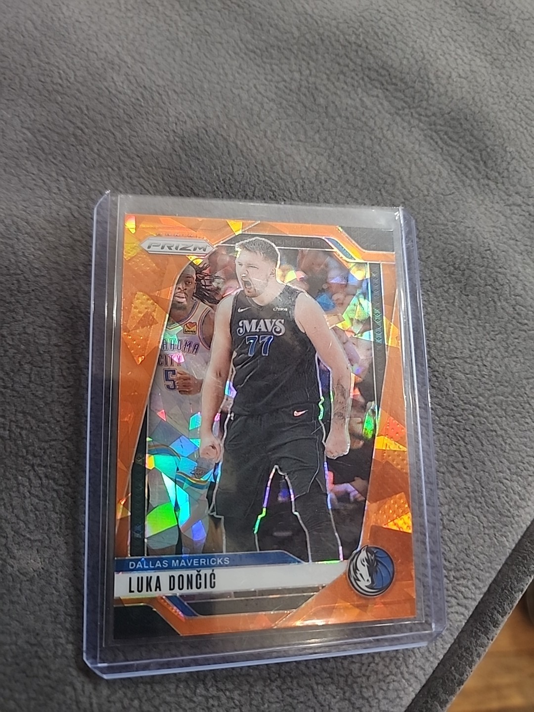 LUKA DONCIC 2024-25 Panini Prizm #89 Orange Ice Prizm