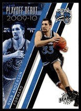 2009-10 Panini Season Update Playoff Debuts Ryan Anderson Orlando Magic #19