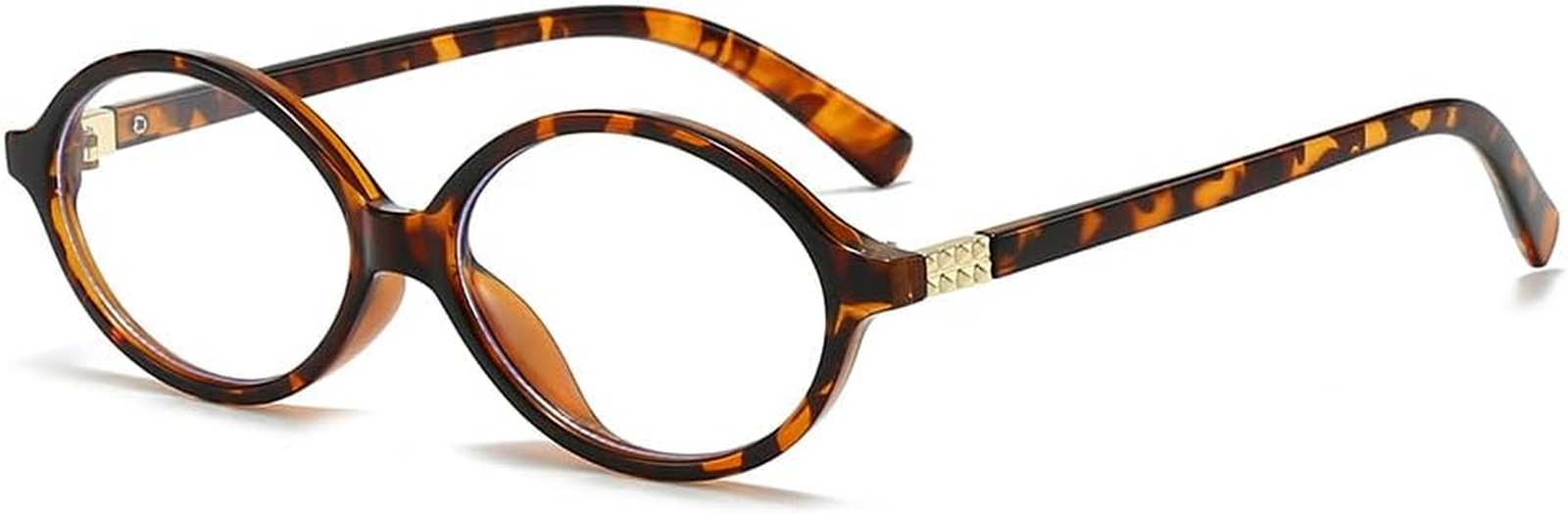 Small Oval Blue Light Blocking Glasses for Women Men Retro Clear anti Blue Light