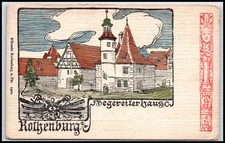 Postcard Albrecht Rothenburg o. Tbr.1901.Rothenburg'sBegeretterhausa   Y101
