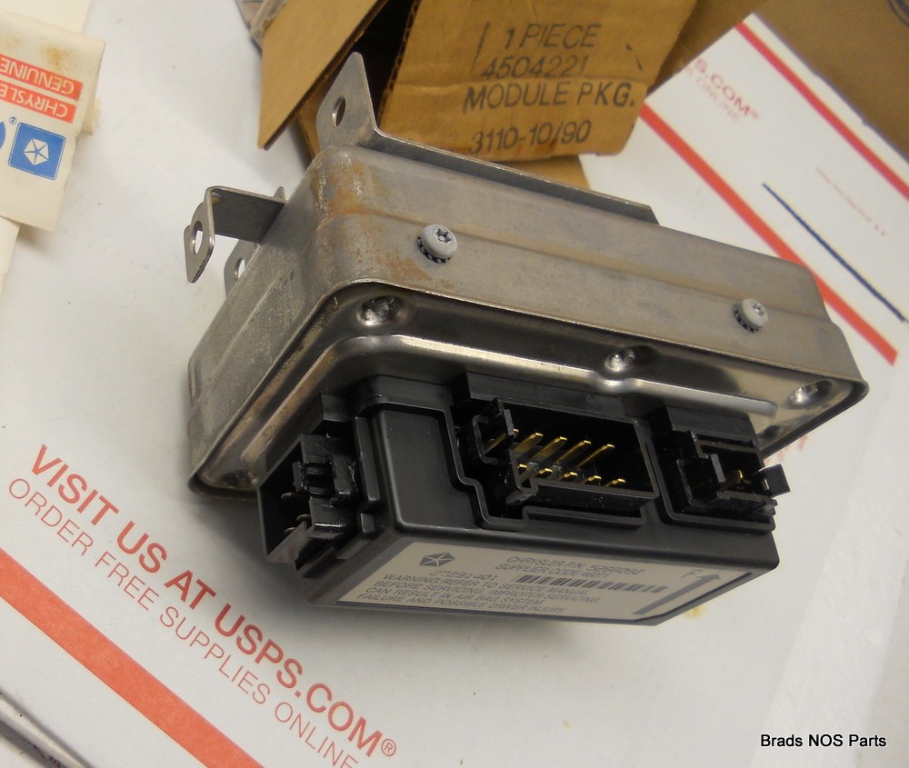 NOS MoPar 1988-1990 LeBaron, Daytona, TC Maserati   ASDM Module    pn 4504221