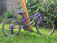 Frog 52 Kids Bike 24in Wheels 52cm Frame Derailleur V-Brake Flat Bar Purple