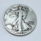 1943-S 50C Walking Liberty Half Dollar 90% Silver Fine Details #4554