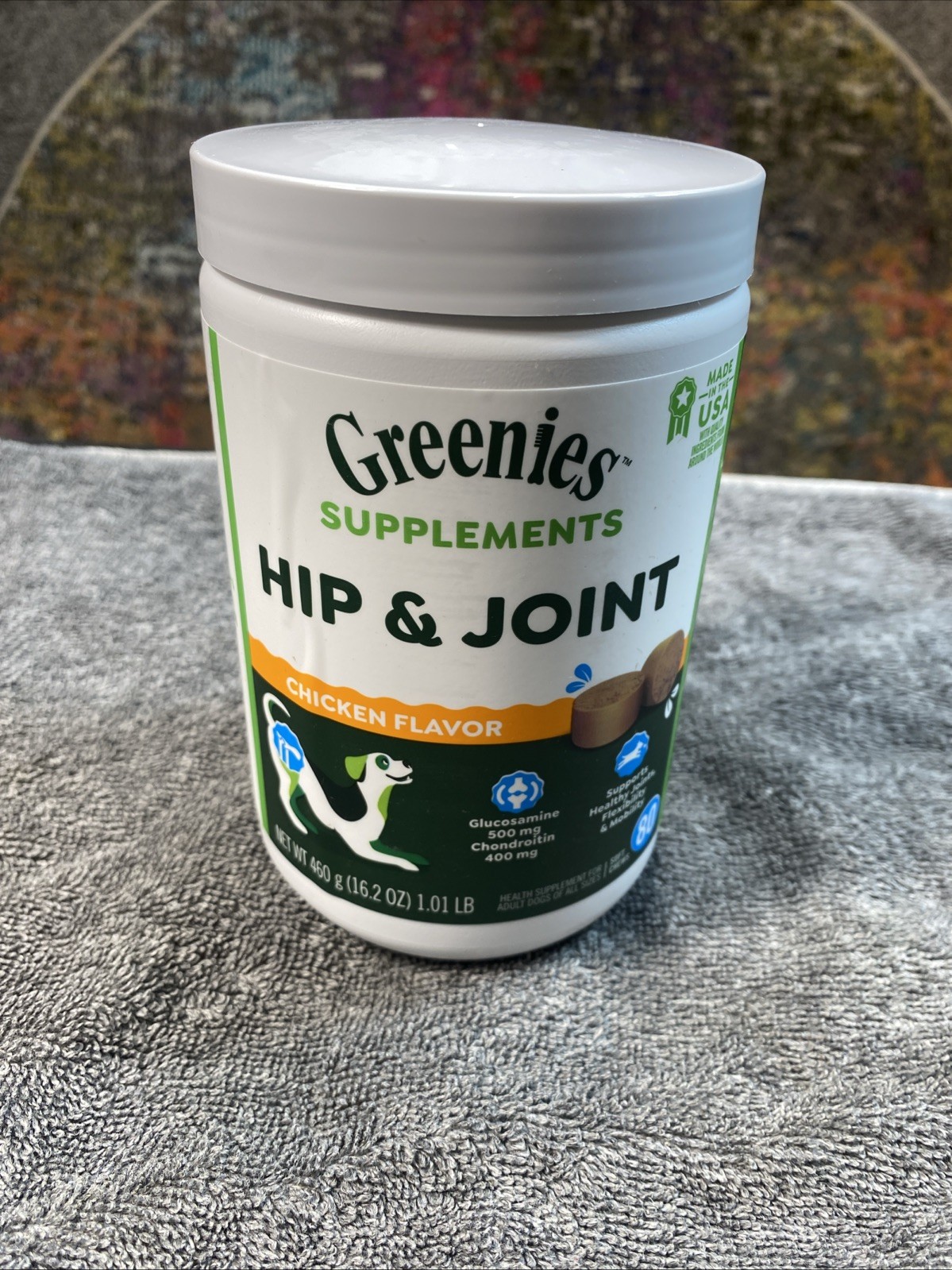 Greenies Hip and Joint Supplements for Dogs, Chicken Flavor 
